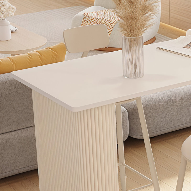 Modern and simple style bar table, 41.3"H x 55.1"L x 19.6"W