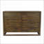Ensemble de chambre à coucher 4 pièces en bois de pin massif brun rustique moderne très grand | Bois | Commodes combinées
