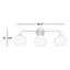 Childerley 26.5" W 3-Light Steel Vanity Light with Glass Globe Shades-229822780-229822782