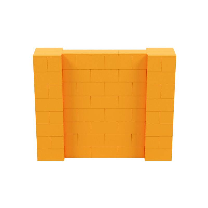 Ensemble mural 4 pi de hauteur Everblock, 60", Blanc