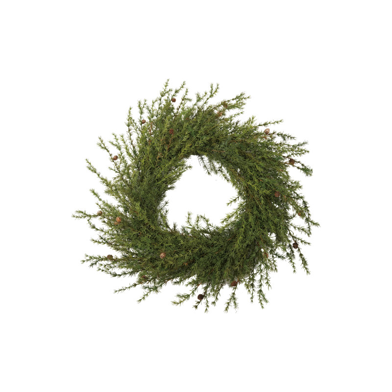 Couronne Evergreen Cedar & Pinecone