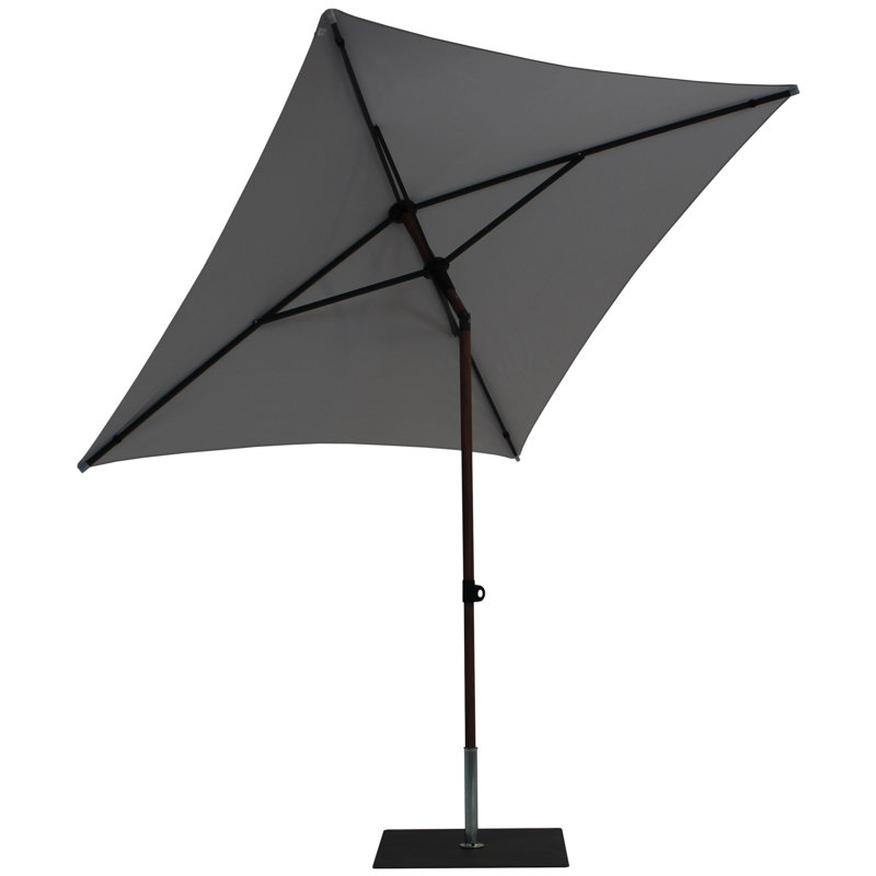 Aolaith 200cm Market Parasol, Grey