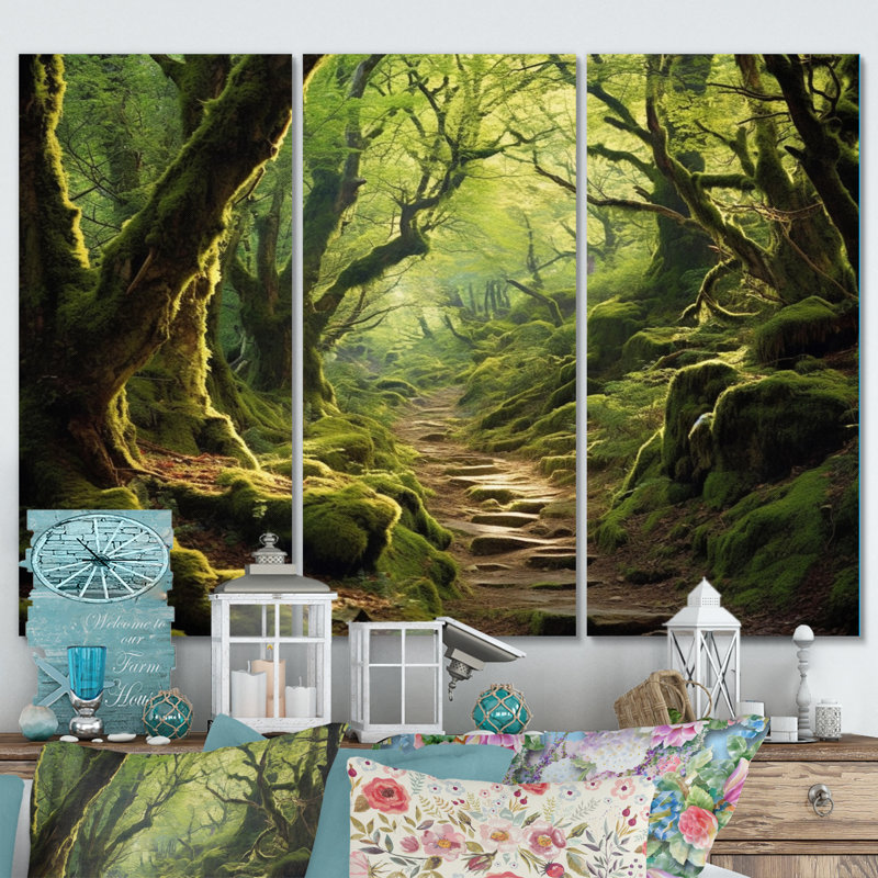 Woodland Serenity Landscape & Nature Wall Decor on Metal