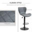 Beatrize Upholstered Adjustable Height Counter Stool with Metal Frame