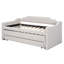 Lit de jour beige avec lit gigogne et trois tiroirs pour lit simple - Maximisez le rangement