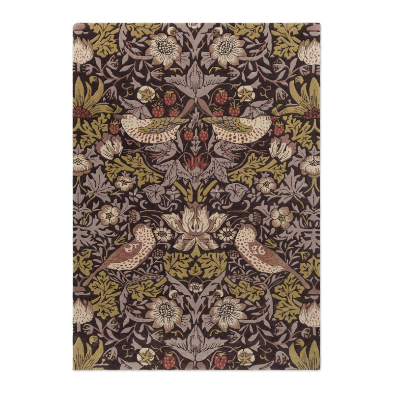 Hand Tufted Wool Area Rug, Rectangle 4'7" x 6'7"