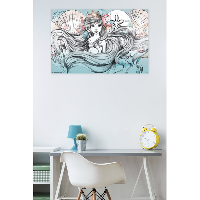 "ariel-land" , impression sur papier mer