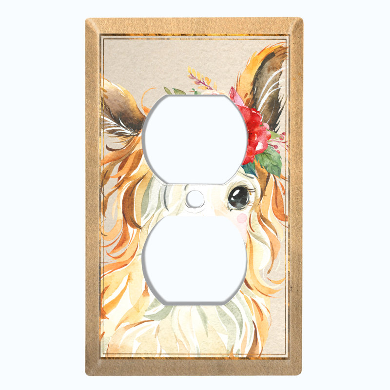 Animals 1 - Gang Toggle Light Switch Standard Wall Plate