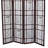 70" Tall 4-Panel Screen / Room Divider "Shoji", Cherry