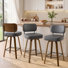 Tabouret de bar et de comptoir pivotant Loranza