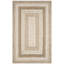Tapis de couleur unie en fibres de naturelles de jute et de coton tissées à la main avec envers en latex Vincent-24293059