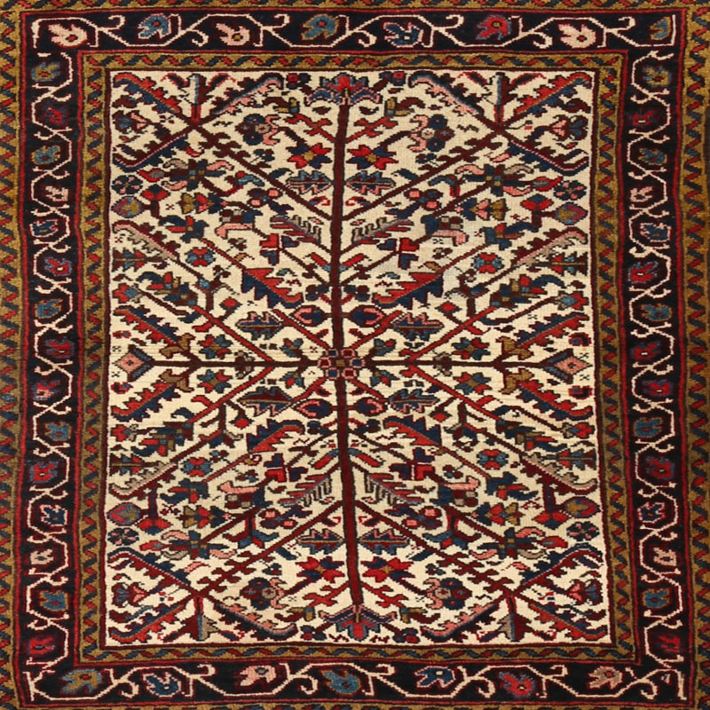 Oriental Indoor Rug, Square 7'