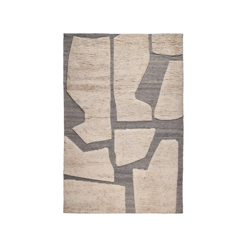 Fossil Ash Area Rug, Rectangle 6' x 9'
