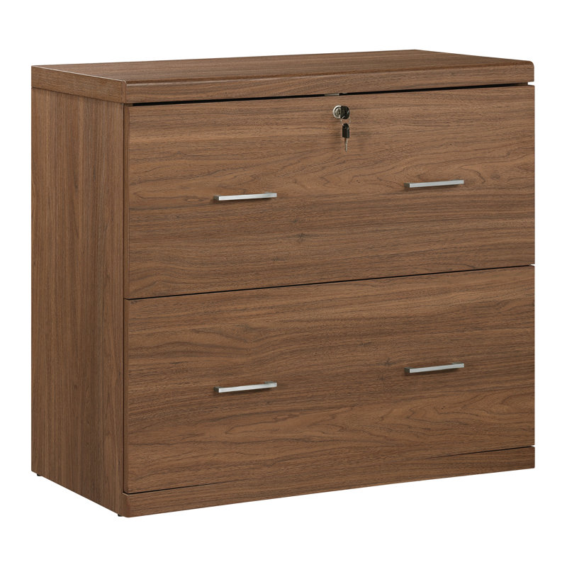 30'' Wide 2 -Drawer File Cabinet, Majestic Walnut