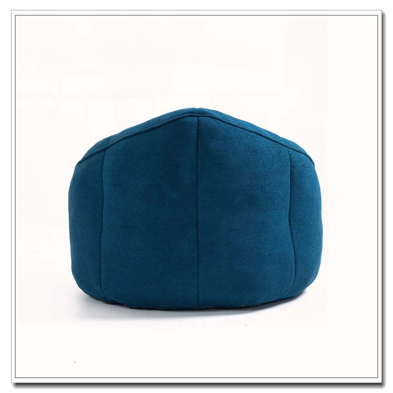 Fauteuil à billes avec rembourrage en mousse et fauteuil, Bleu