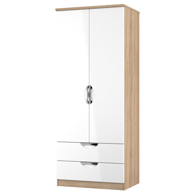 Bhodhini Manufactured Wood Wardrobe