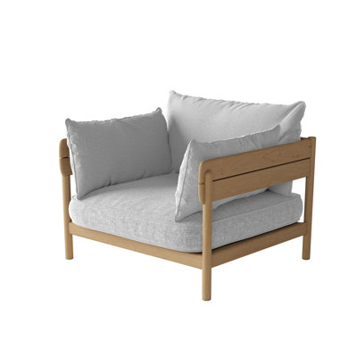 Tanso Outdoor Teak Lounge Chair