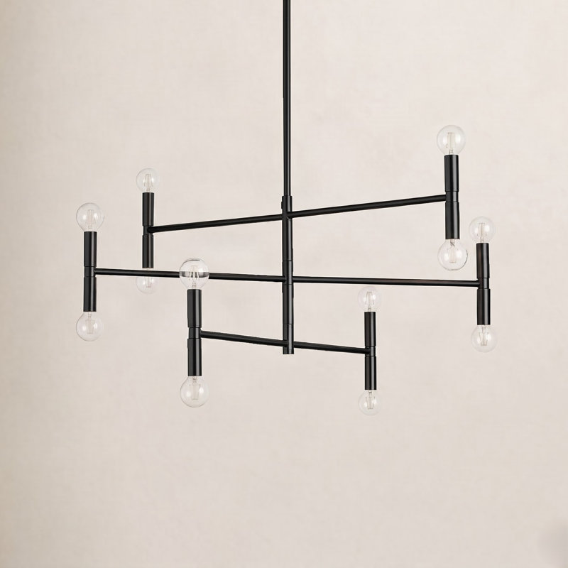 Mansi 12 - Light Dimmable Sputnik Chandelier