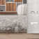 Machine Washable Light Gray Area Rug