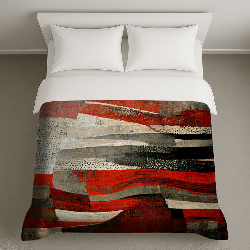 Housse de couette abstraite Modern Bedding Art, Grand lit