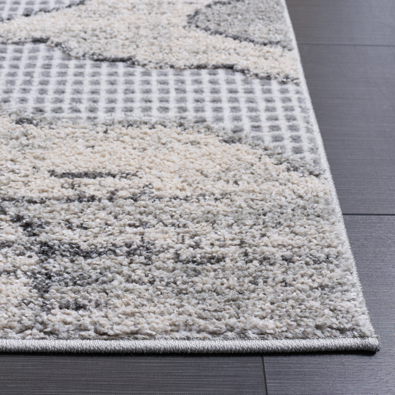 Wave Performance Abstract Indoor Rug, Rectangle 5'3" x 7'6"