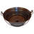 15" Copper Vessel Bucket Bathroom Sink with Decorative Handle-40072824