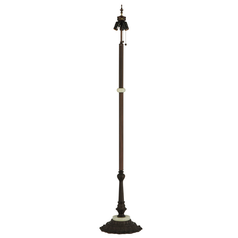62" High Onyx 3 Light Floor Base