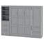 Queen Size Murphy Bed With Drawers And Shelves-107167773