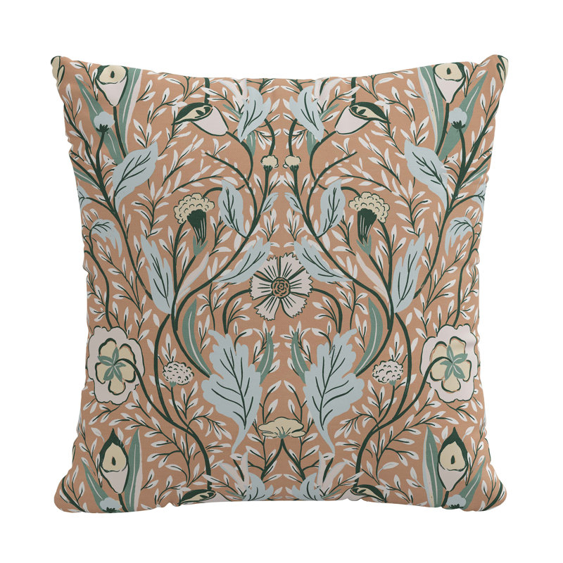Housse de coussin Indie, 22 po x 22 po, Plumes