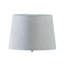 Zellner Pair 44Cm Grey Chrome Table Lamps