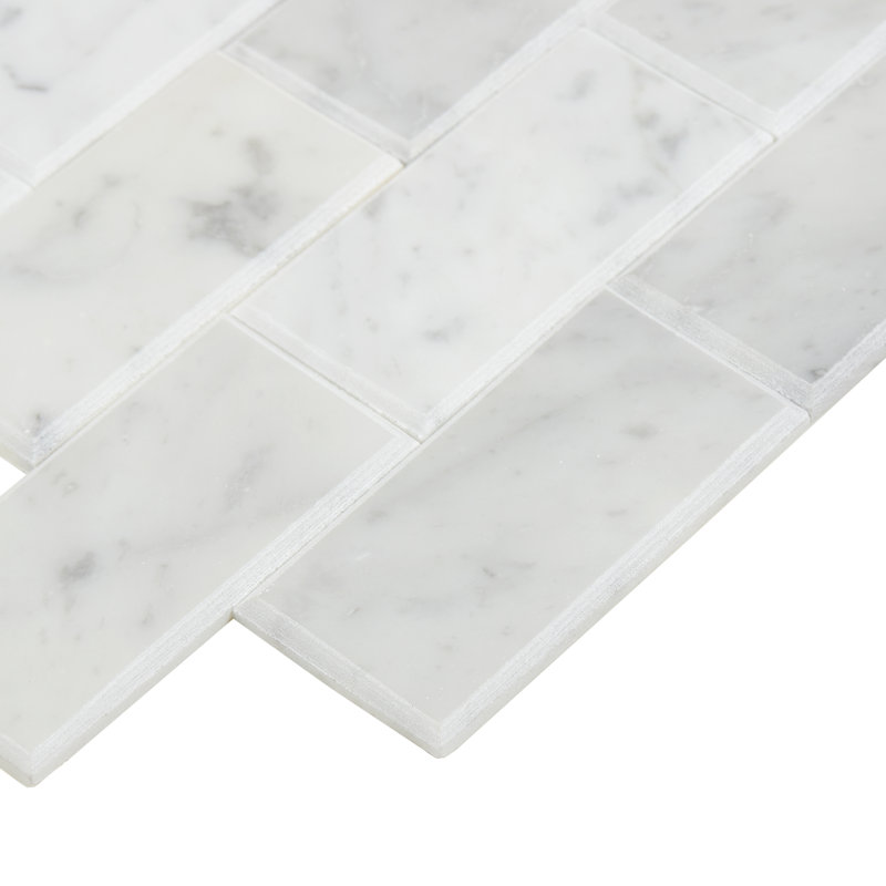 Mosaïque en pierre naturelle auto-adhésive 2 po x 4 po Daltile SimplyStick Mosaix (12 pièces par carton) (11,64 pieds carrés par carton)