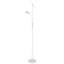Lampe sur pied moderne et simple avec télécommande - blanc