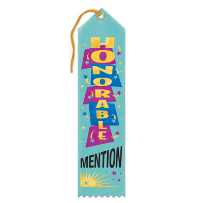 Ruban de prix «Honourable Mention»