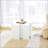 Puzzle Art Side Table, Modular Concave Edge MGO Table - Customizable Layouts For Indoor & Outdoor Use, Antique-1374293182
