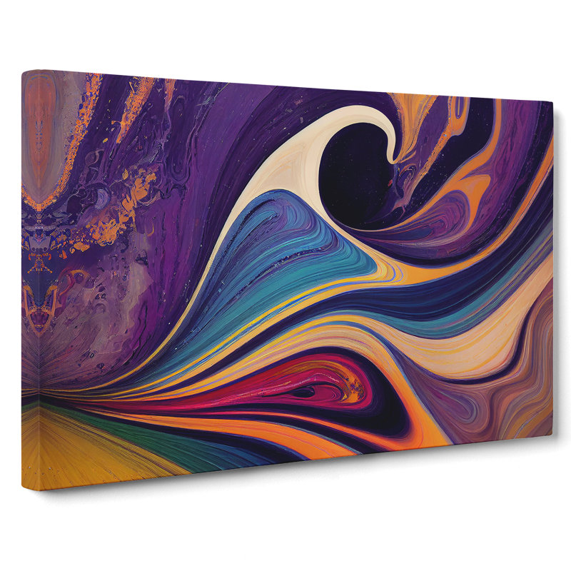 Modern Marbling Art Vol.3 Abstract - Wrapped Canvas, 40cm H x 60cm W x 3cm D