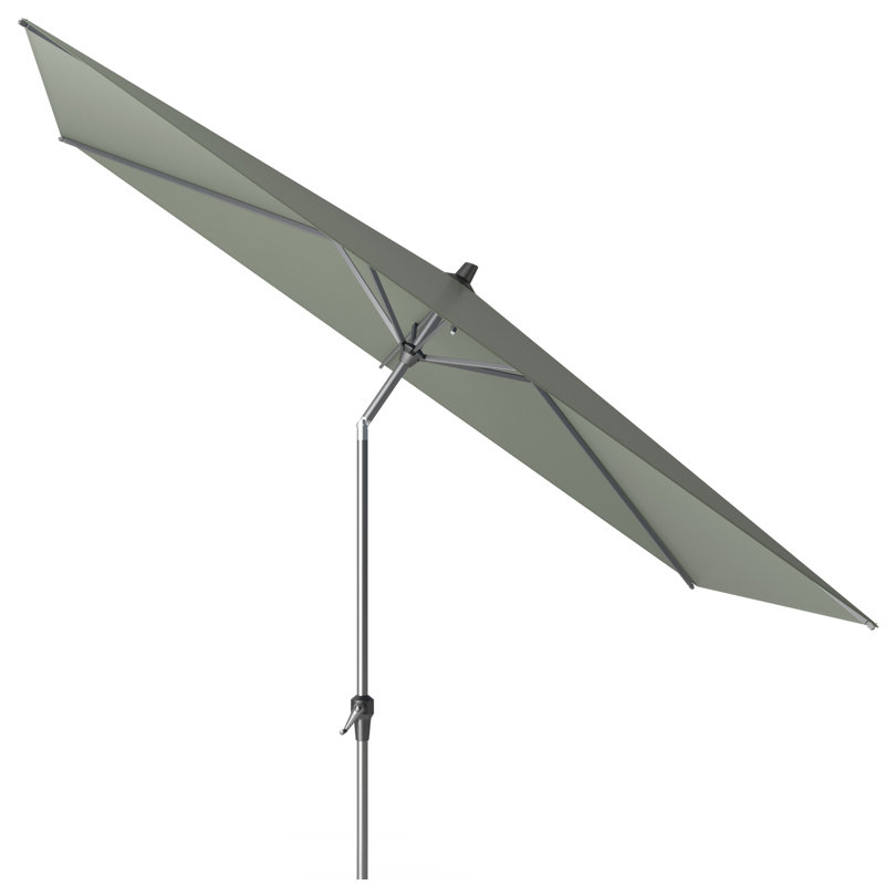300cm X 200cm Rectangular Tilt Market Parasol, Green