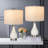 Alysiana Ceramic Touch Control Dimmable Table Lamp With USB