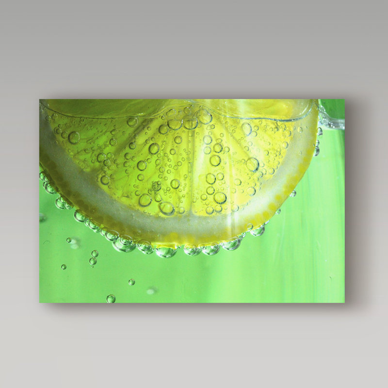 Faulkwoods «Lemon Slice», reproduction d'impression sur toile tendue, H 12 po x l 19 po