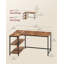 Corner Computer Desk With Adjustable Storage Shelves, L Shaped Gaming Table For Office-761069460-761069462