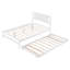 Lit plateforme double durable avec lit gigogne réglable, parfait pour économiser de l'espace et être multifonctionnel dans les chambres modernes.-1616941354