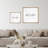 Geometric Abstract Line Minimalist - Framed Canvas Master Bedroom Wall Art Work 2 Pieces Print-108572870-97923445-97923446