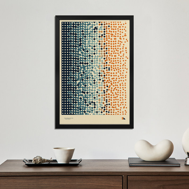 Entropy Premium Framed Poster by 2046 Design, 32" H x 24" W