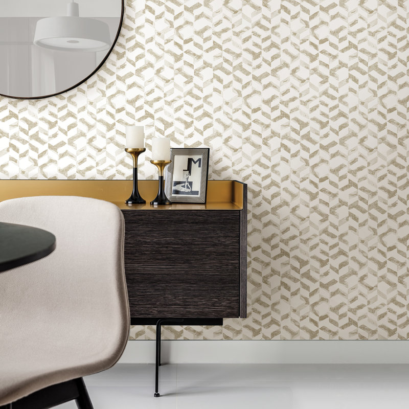 Casimer Geometric Roll, Champagne