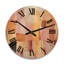 Horloge murale en bois massif Thomaston-1133547636
