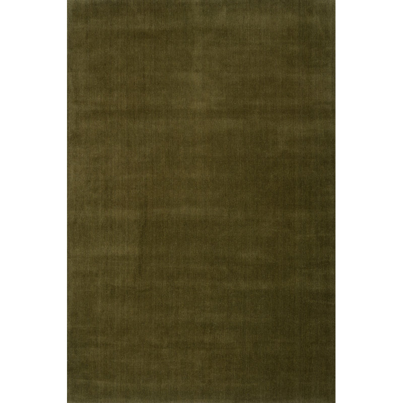 Gania Modern Green Rug, Rectangle 4' x 6'