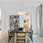 Modern 1-Light Ceiling Pendant with White Shade