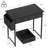 Ovidia Desk and Chair Set: 32 Inch Computer Desk & Height Adjustable Black Mesh Chair-2056004301