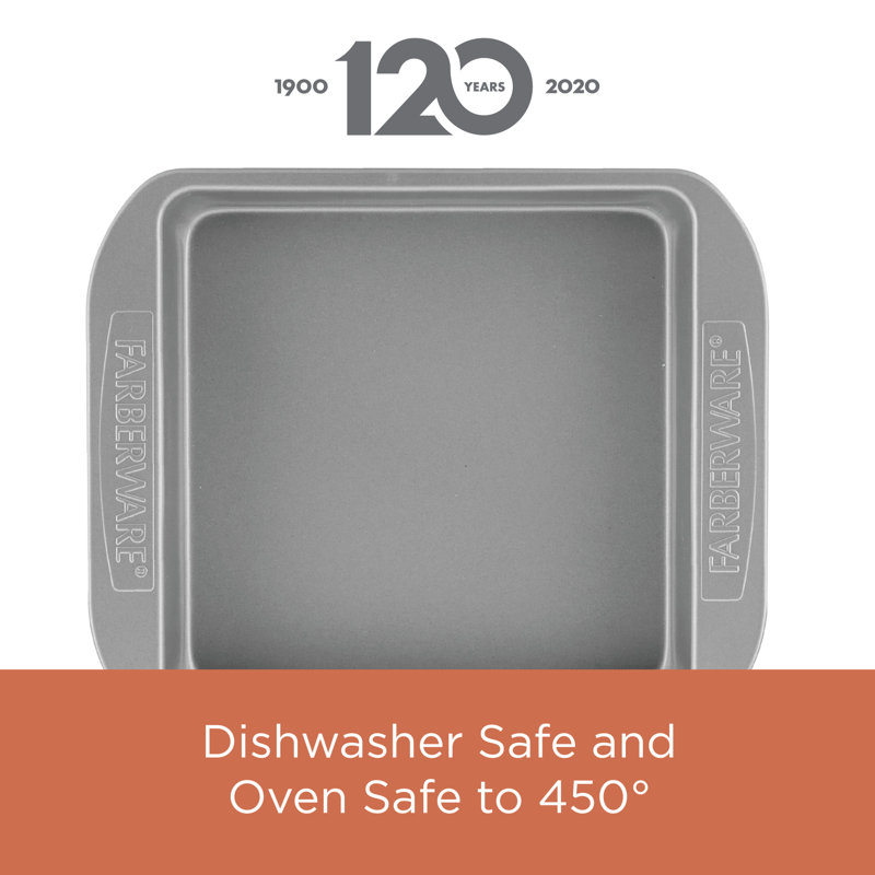 Gray Nonstick Heavy-Duty Rectangular Cake Pan 13" x 9"