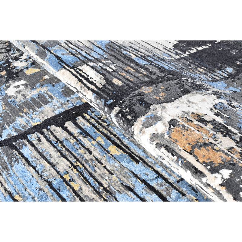 Abstract Area Rug, Rectangle 10' x 14'
