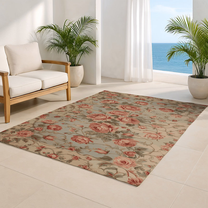 Tapis d'intérieur et d'extérieur brun Persian, Rectangulaire 2 pi x 3 pi